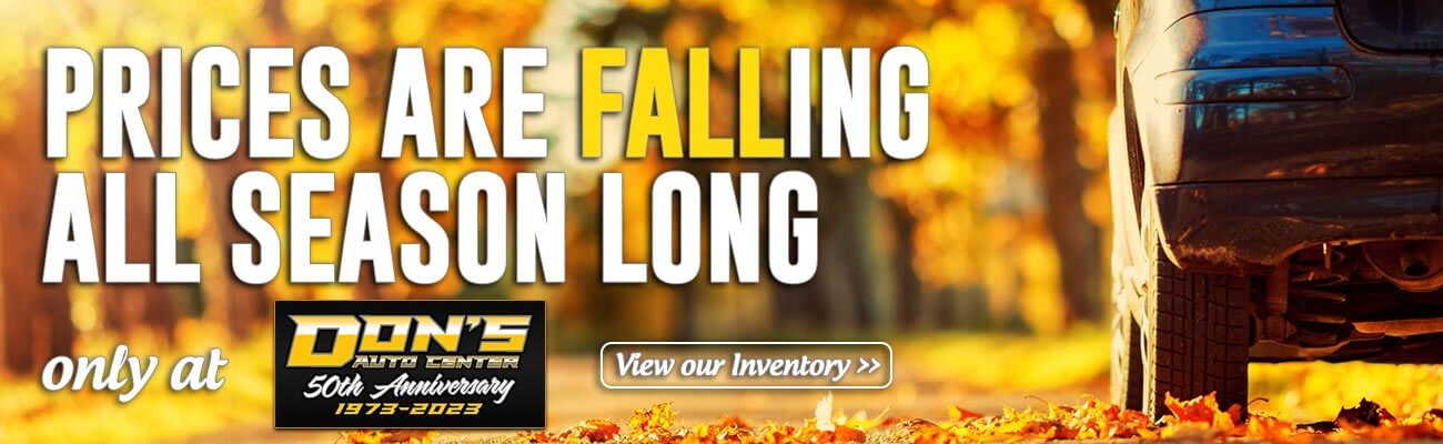 Don's Auto Center - Fall savings! Sale prices all month long.