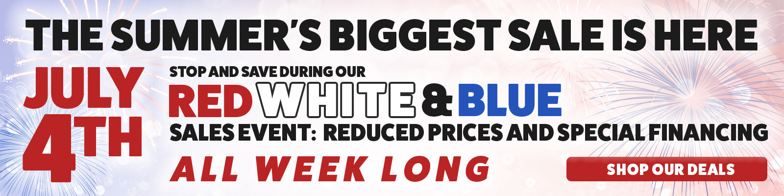Don's Auto Center - July 4th sales event.